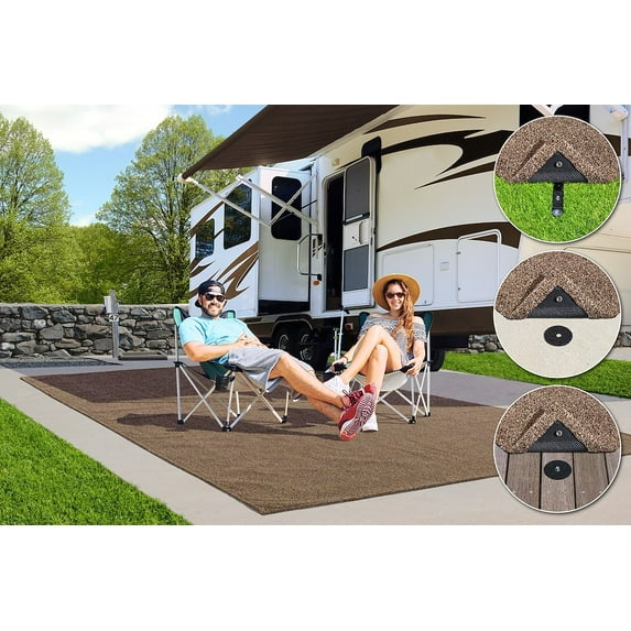 Prest-O-Fit 6'x9' Surface Mate RV Patio Rug