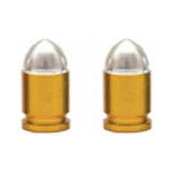 Presta Bullet Valve Caps Gold.
