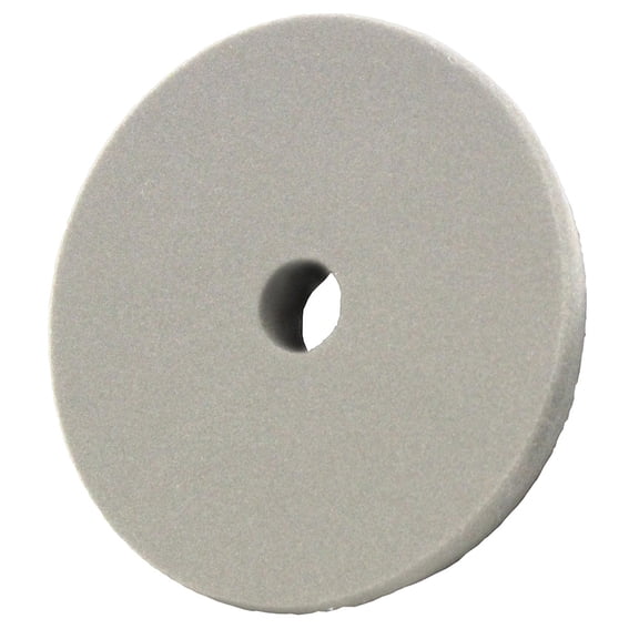 Presta PES890190 5.5 in. Dia. Single Sided Heavy Cut Cutting Pad, Hook & Loop Attachment - Foam Pad - Gray