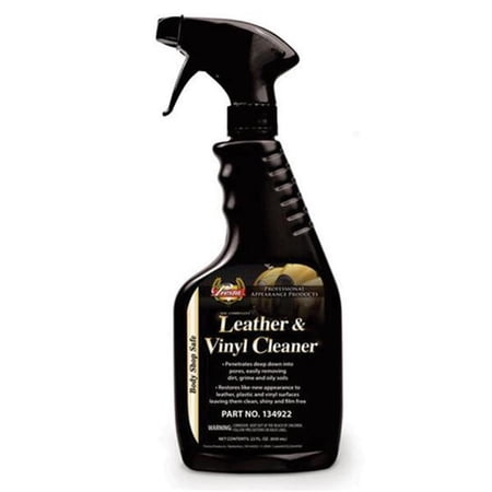 Presta PES134922 22 oz Aerosol Can Leather & Vinyl Cleaner, Translucent Light Yellow to Dark Yellow