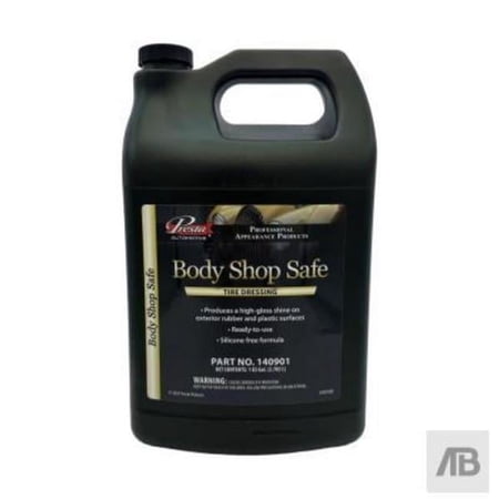 Presta PST-140901 3.78 Liter Body Shop Safe Tire Dressing - Water-Based - Silicone-Free - Ready to Use