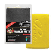 Presta NANOSKIN AutoScrub 8130722 Medium Grade Wash Mitt, 8.7 in L x 6 in W, Polymer Clay, Yellow