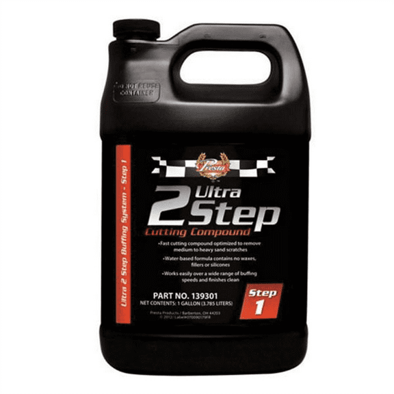 Presta Ultra 2 Step 139301 Cutting Compound, 1 gal Can, Tan