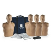 Prestan CPR Training Dark Skin Tone Adult Training Manikin with CPR Monitor 4 -Pack