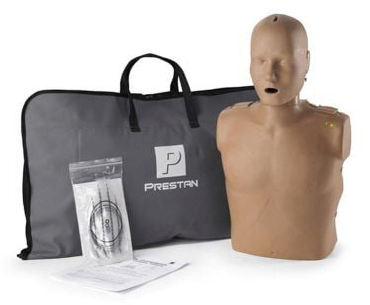 PRESTAN PRODUCTS Prestan CPR Training Dark Skin Tone Adult Training Manikin with CPR Training Monitor