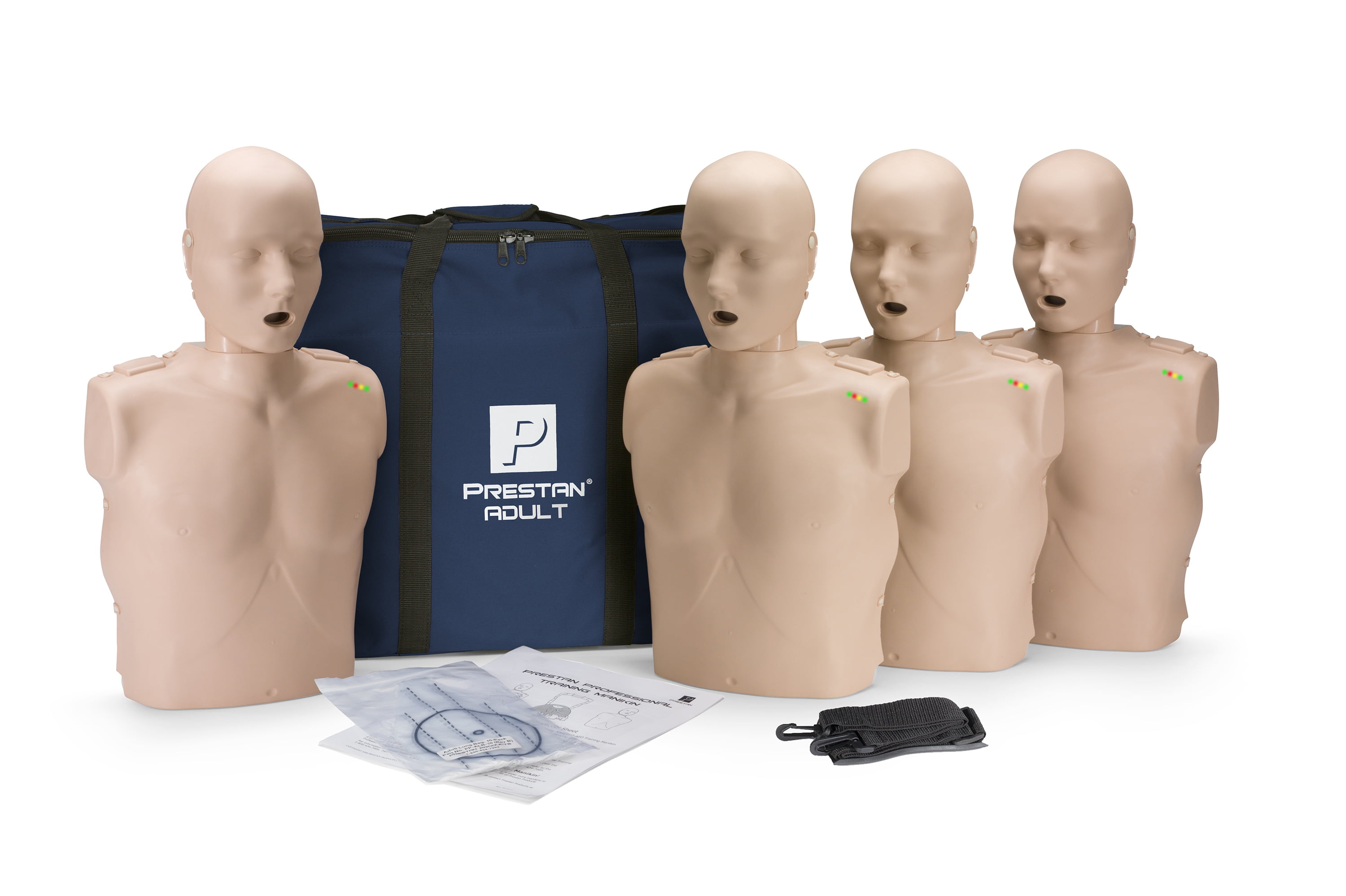 PRESTAN PRODUCTS Prestan CPR Training Medium Skin Tone Adult Training Manikin with CPR Monitor 4 -Pack