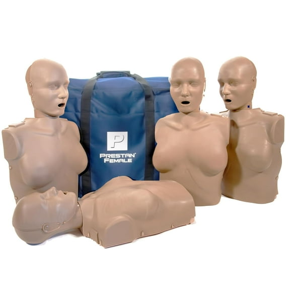 Prestan Female Manikin, 4-pk, Dark Skin