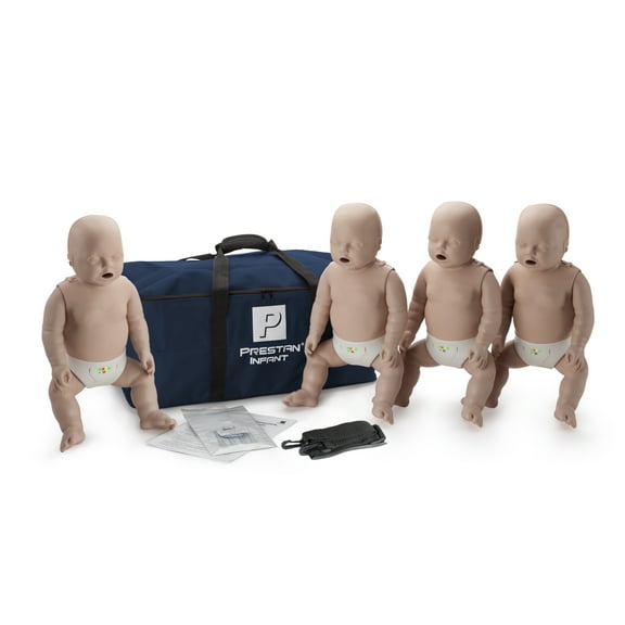 Prestan Infant CPR Manikin 4 Pack with Medium Skin Tone PP-IM-400-MS