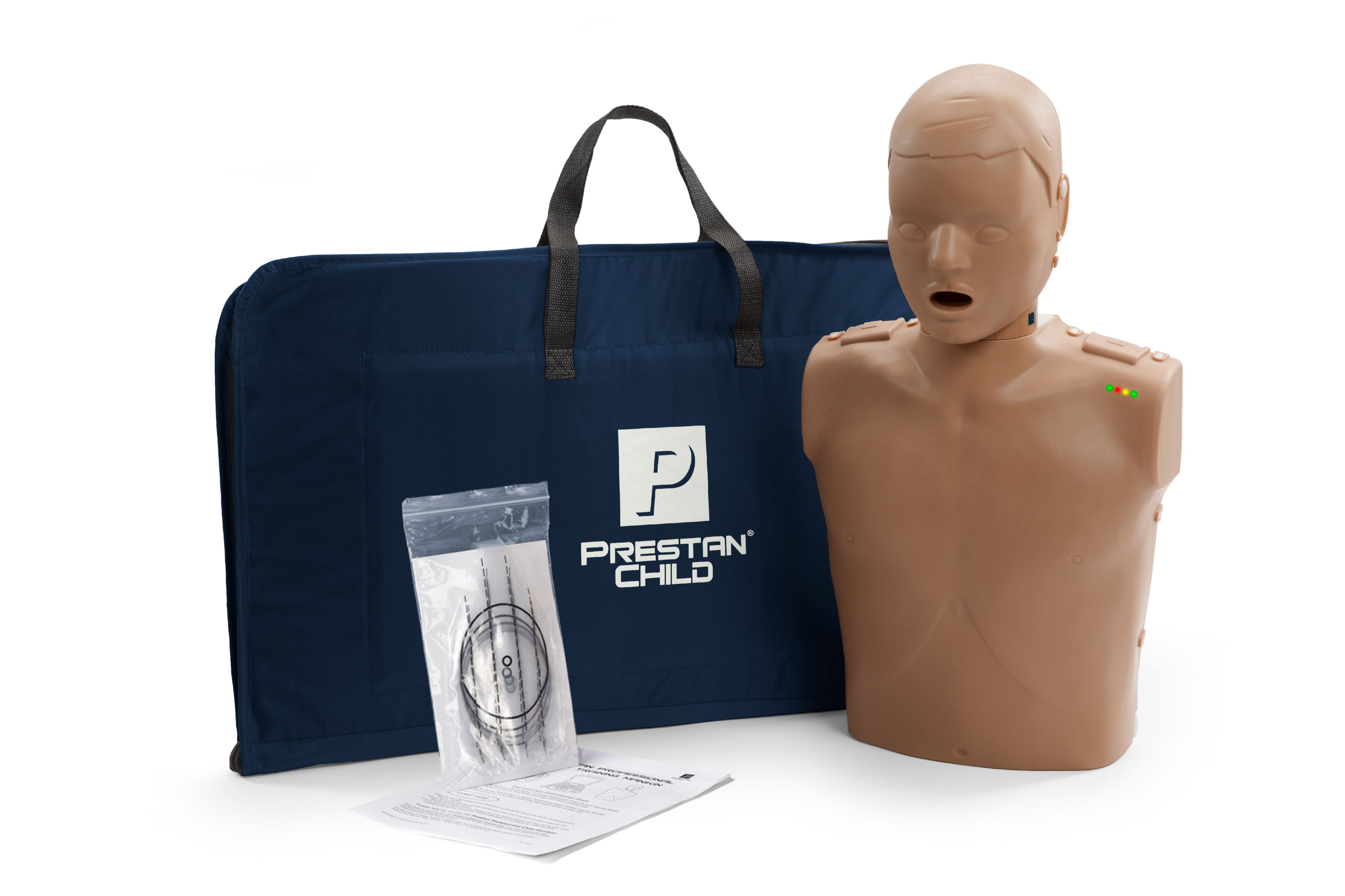 Prestan Single Child CPR Mankin with Dark Skin Tone PP-CM-100-DS