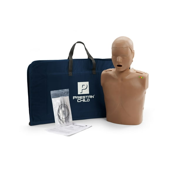 Prestan Single Child CPR Mankin with Dark Skin Tone PP-CM-100-DS