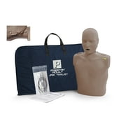 Prestan Single Jaw Thrust CPR Mankin with CPR Monitor and Dark Skin Tone PP-JTM-100M-DS