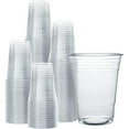 thumbnail image 1 of Prestee 200 Clear Plastic Cups | 16 oz Plastic Cups | Disposable Cups | PET Clear Cups | Plastic Water Cups | Plastic Beer Glass | Clear Plastic Party Cups, 1 of 5