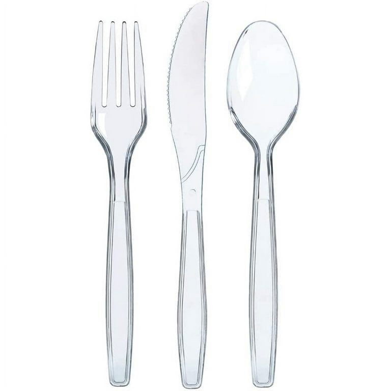Plastic Cutlery Sets - White Flatware Sets