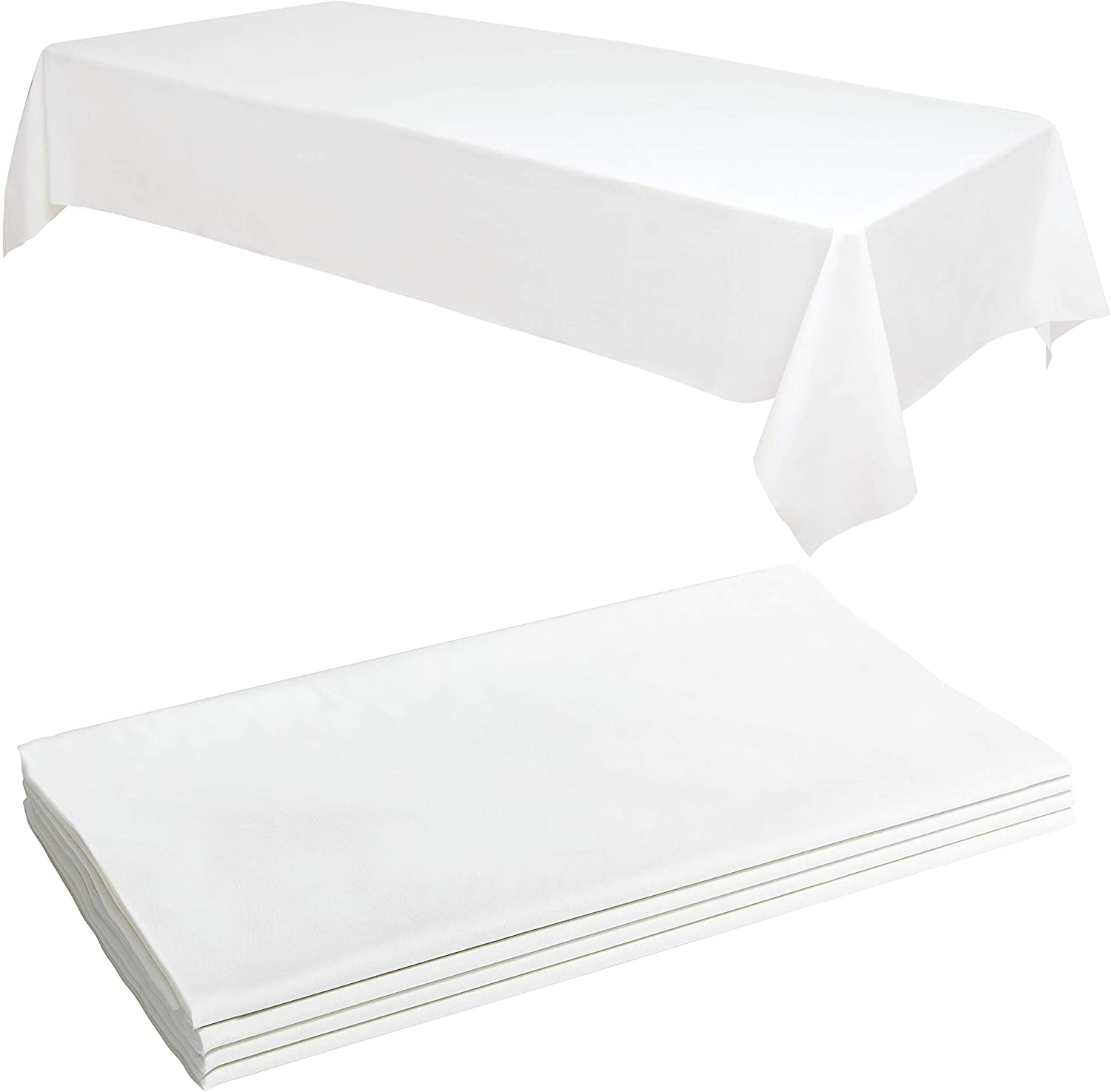 1 Roll/20pcs Disposable Tablecloth Plastic Thin Film Table Covers