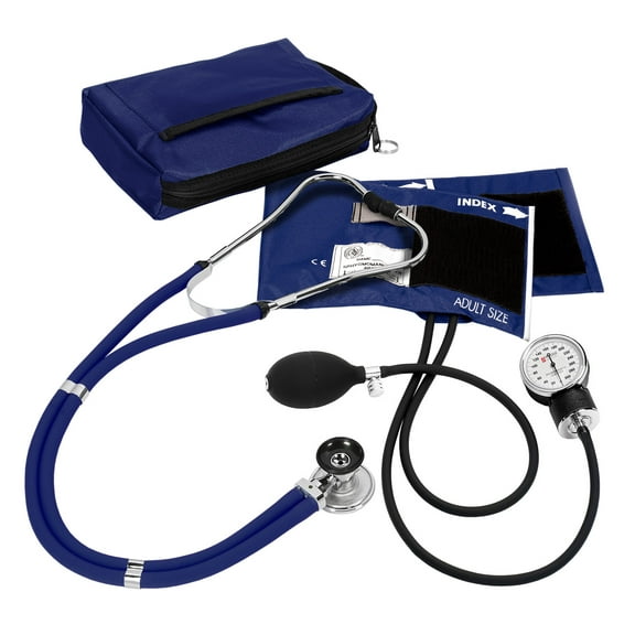 Prestige Aneroid Sphygmomanometer / Sprague-Rappaport Kit - Navy