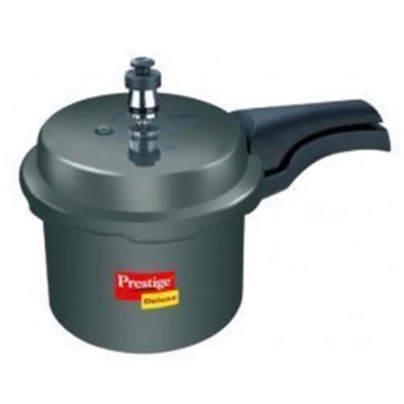Prestige Deluxe Hard Anodized Black Color Pressure Cooker - 2.5 Litres