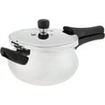 Prestige Deluxe Stainless Steel Mini Handi Pressure Cooker, 3.3Liter