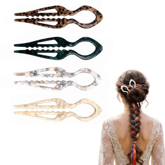 Prestige Hair Pins,French Hair Pin Elegant Women Hair Accessories Suitable for Thick or Thin Hair-4 sticks