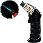 Prestige Import Group - Bazooka Desktop Torch Lighter - Super Sized Flame - Color Black