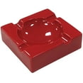 thumbnail image 1 of Prestige Import Group - Large Ceramic Contemporary Ashtray - High Gloss Red, 1 of 5