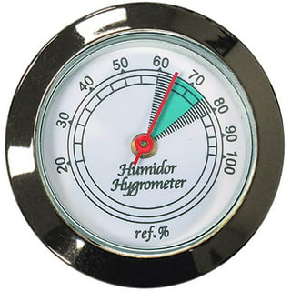 LittleGood 5 Indoor Outdoor Hygrometer/Thermometer, Humidity Gauge  Indicator Temperature Humidity Monitor, Analog Hygrometer Humidor (English