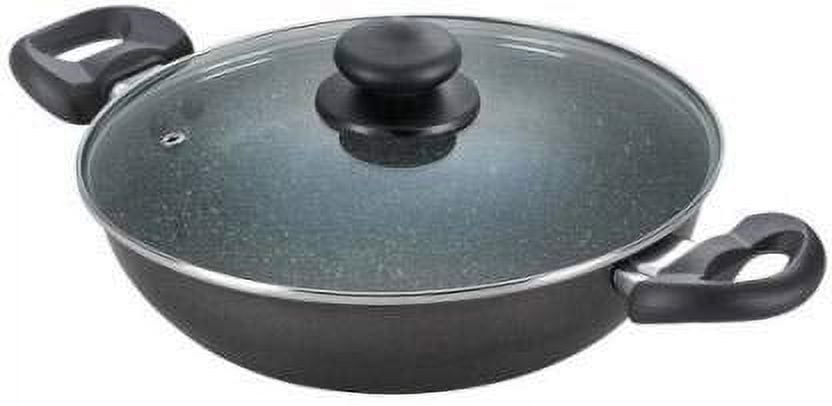 Aluminium Kadai Nonstick Kadhai Frying Pan Indian Kadai Non Stick All Purpose Pan Cooking Pan Indian for Frying Multipurpose Pots and Pans