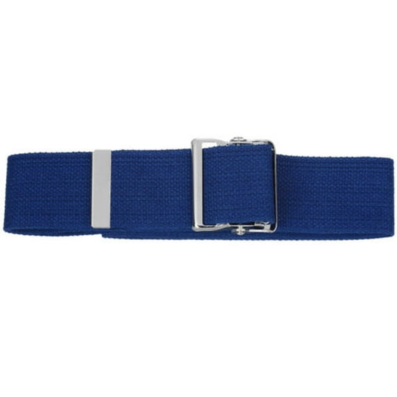 Prestige Medical Cotton Gait Belt with Metal Buckle 621 – Choose Your Color! - Royal - ROY