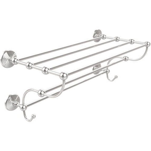 Prestige Monte Carlo Collection 24-in Train Rack Towel Shelf in Antique Pewter