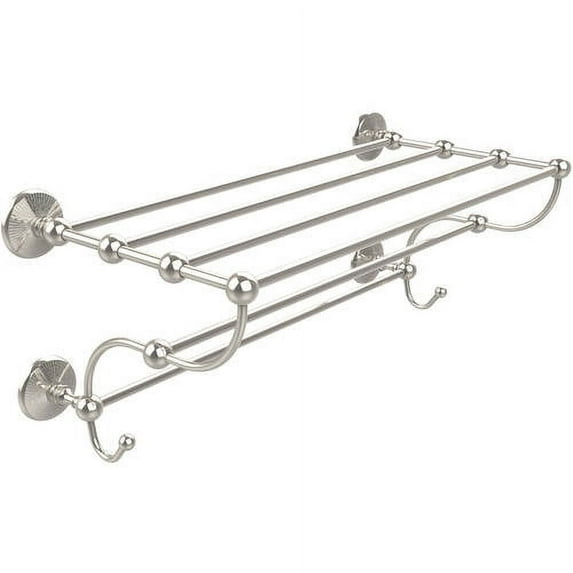 Prestige Monte Carlo Collection 24-in Train Rack Towel Shelf in Polished Nickel