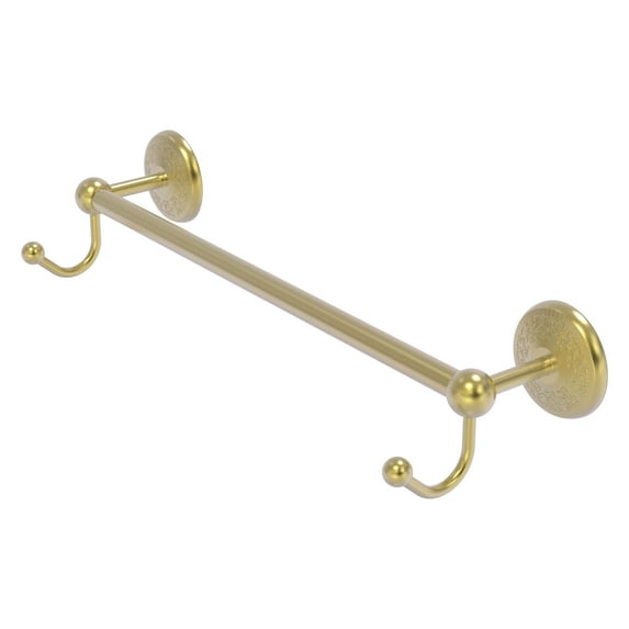 Prestige Monte Carlo Collection 30 Inch Towel Bar with Integrated Hooks