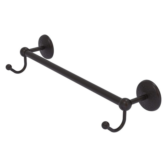Prestige Monte Carlo Collection 30 Inch Towel Bar with Integrated Hooks