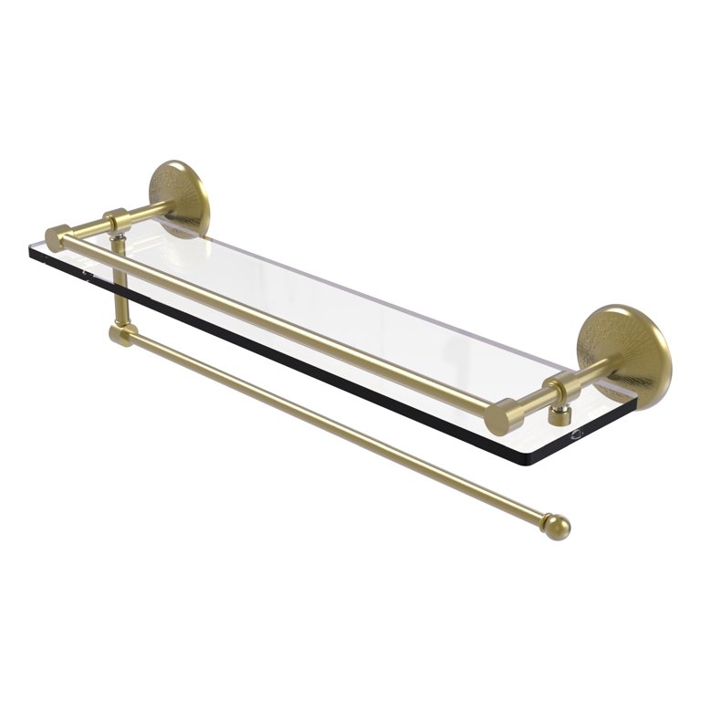 Prestige Monte Carlo Paper Towel Holder with Gallery Glass Shelf