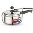 thumbnail image 1 of Prestige Nakshatra Alpha Stainless Steel Pressure Cooker, 3.5 Litres (PRN3.5), 1 of 6
