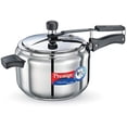 thumbnail image 1 of Prestige Nakshatra Alpha Stainless Steel Pressure Cooker, 5 Litres (PRN5), 1 of 6