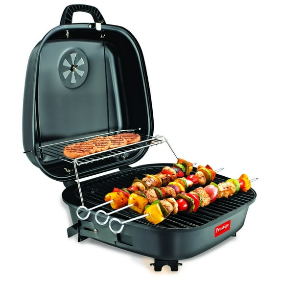 Prestige PPBB-02 charcoal Barbeque Grill, Black, Free standing
