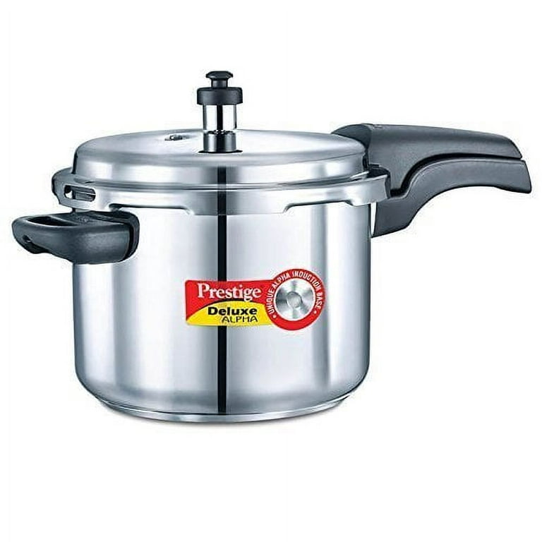 Prestige 6.5L Alpha Deluxe Pressure Cooker with Induction Base Stainless Steel Walmart