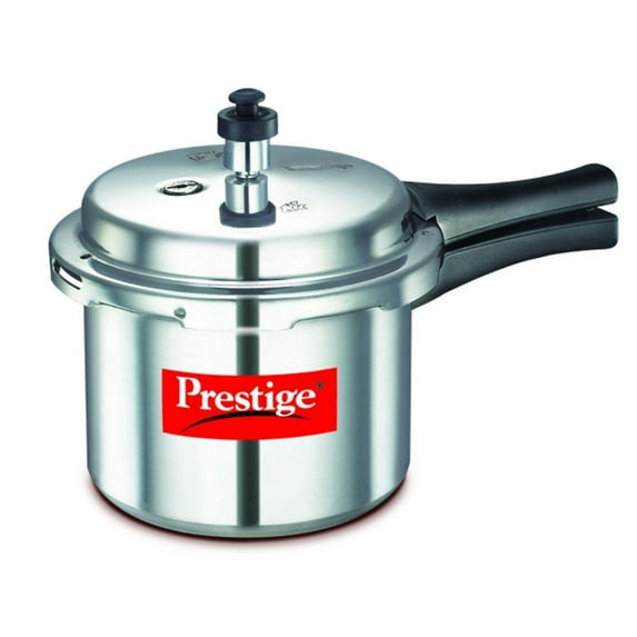 Prestige Popular Aluminium Pressure Cooker, 3 Liters