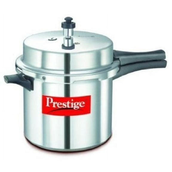 Prestige Popular Aluminum Pressure Cooker, 6.5-Liter