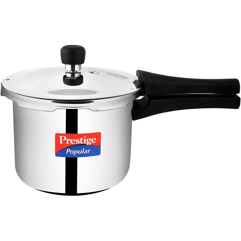 Prestige Popular Stainless Steel Pressure Cooker, 3 Litres