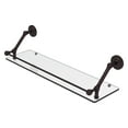 thumbnail image 1 of Prestige Que New 30 Inch Floating Glass Shelf with Gallery Rail, 1 of 1