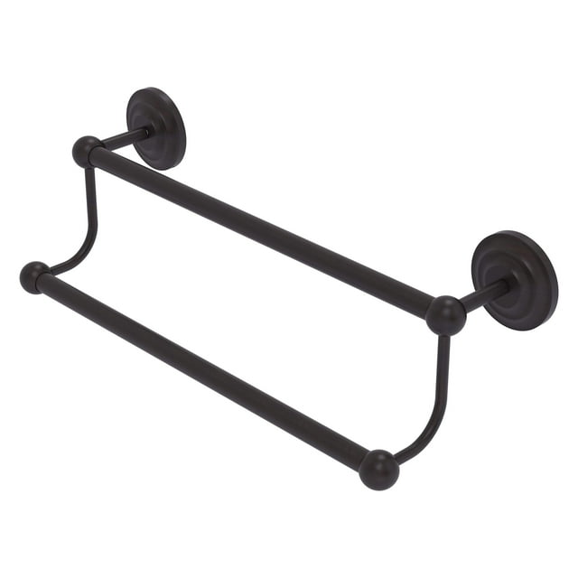 Prestige Que New Collection 30-in Double Towel Bar in Venetian Bronze