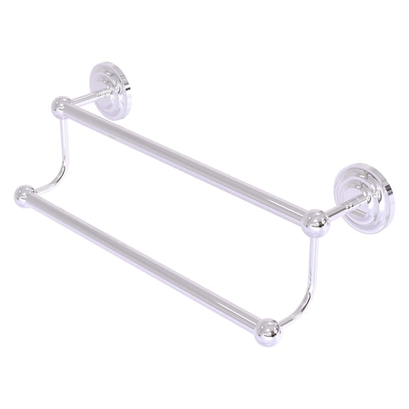 Prestige Que New Collection Double Towel Bar - Polished Chrome / 30 Inch