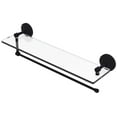 thumbnail image 1 of Prestige Que New Collection Paper Towel Holder with Glass Shelf - Matte Black / 22 Inch, 1 of 3
