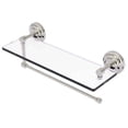 thumbnail image 1 of Prestige Que New Collection Paper Towel Holder with Glass Shelf - Satin Nickel / 16 Inch, 1 of 3