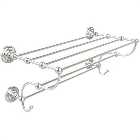 Prestige Que New Collection Train Rack Towel Shelf - Polished Chrome / 24 Inch