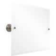 thumbnail image 1 of Prestige Que New Frameless Landscape Rectangular Tilt Mirror with Beveled Edge - Antique Pewter, 1 of 5