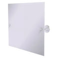 thumbnail image 1 of Prestige Que New Frameless Landscape Rectangular Tilt Mirror with Beveled Edge in Satin Chrome, 1 of 2