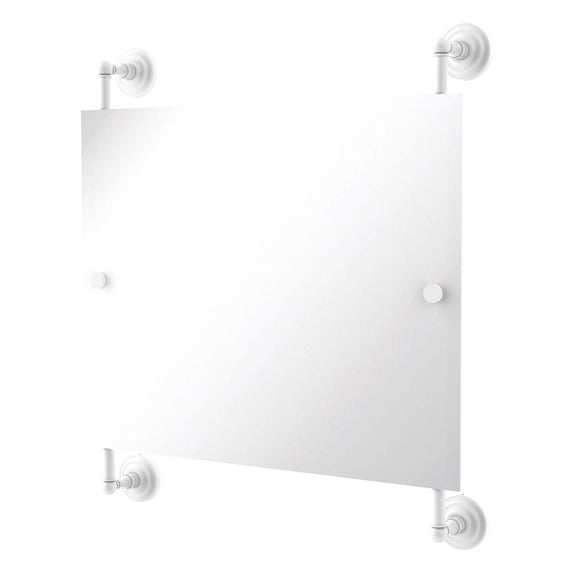 Prestige Que New Landscape Rectangular Frameless Rail Mounted Mirror