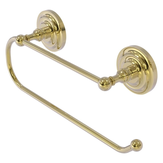 Prestige Que New Wall Mounted Paper Towel Holder - Unlacquered Brass