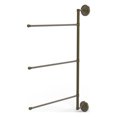 thumbnail image 1 of Prestige Regal Collection 3 Swing Arm Vertical 28-in Towel Bar in Antique Brass, 1 of 2